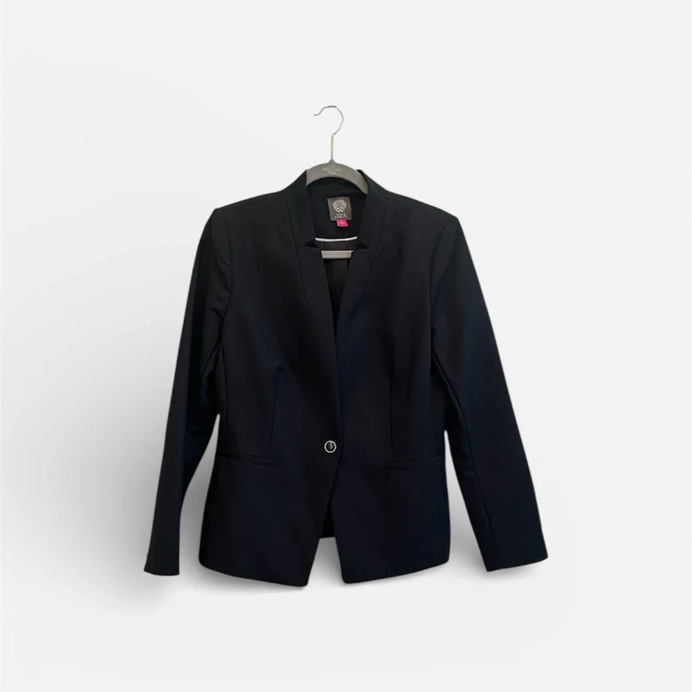 Vince Camuto Classic Black Blazer - Picture 1 of 6